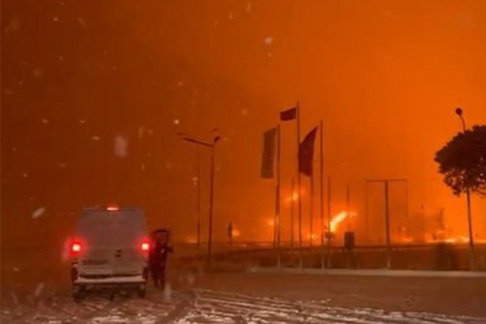 Kahramanmaraş'ta petrol boru hattında patlama