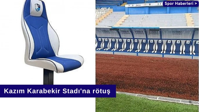 Kazım Karabekir Stadı'na rötuş