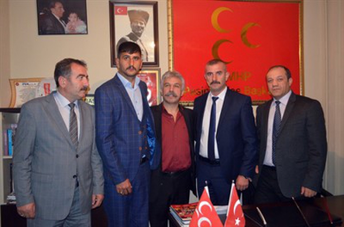 MHP Pasinler İlçe Başkanlığına Günaştı getirildi.