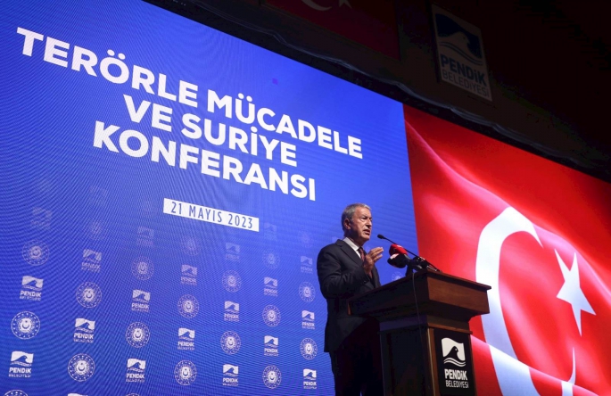 Millî Savunma Bakanı Hulusi Akar, “Terörle Mücadele ve Suriye Konferansı”nda Konuştu