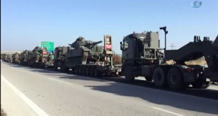 Onlarca araçlık tank konvoyu Hatay yolunda
