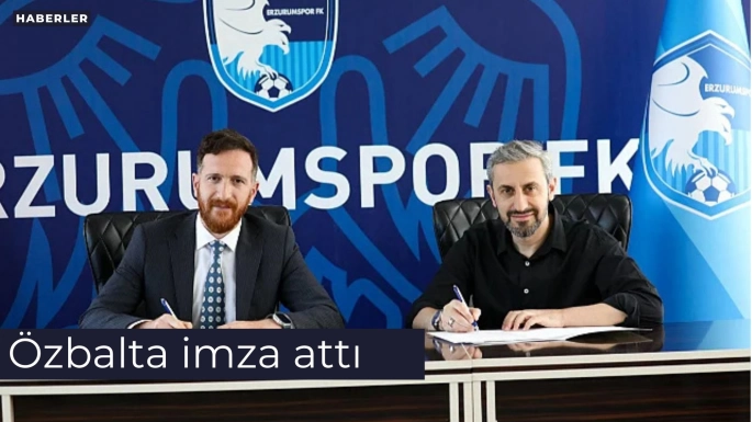 Özbalta imza attı