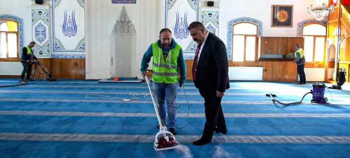 Palandöken’de Camiler Ramazan ayına hazır