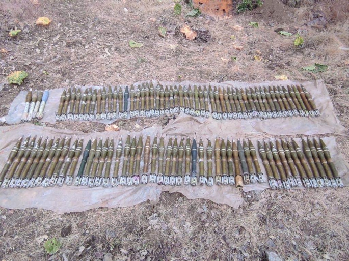 Pençe Operasyonu Bölgesinde Teröristlere Ait Mühimmat Ele Geçirildi