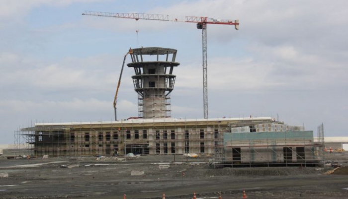 Rize-Artvin Havalimanı’nın çay bardağı şeklinde inşa edilen uçuş kulesi şekillenme başladı