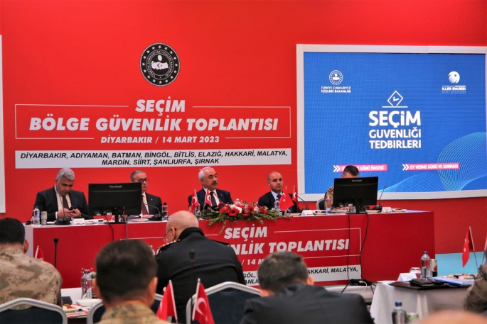Seçim Bölge Güvenlik Toplantılarının Dördüncüsü Diyarbakır’da Yapıldı