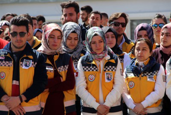Şehit UMKE personeli için memleketi Erzurum’da tören