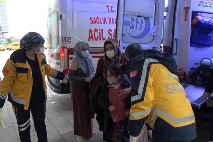 Sobadan sızan gaz 2'si çocuk 5 kişiyi hastanelik etti