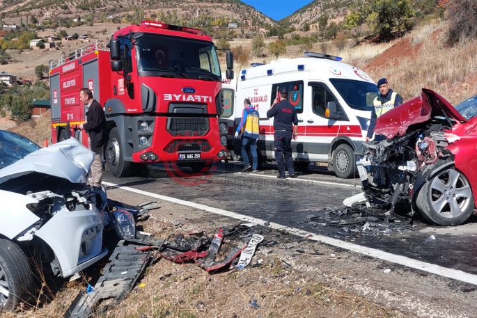 Trafik kazası: 5 kişi yaralı