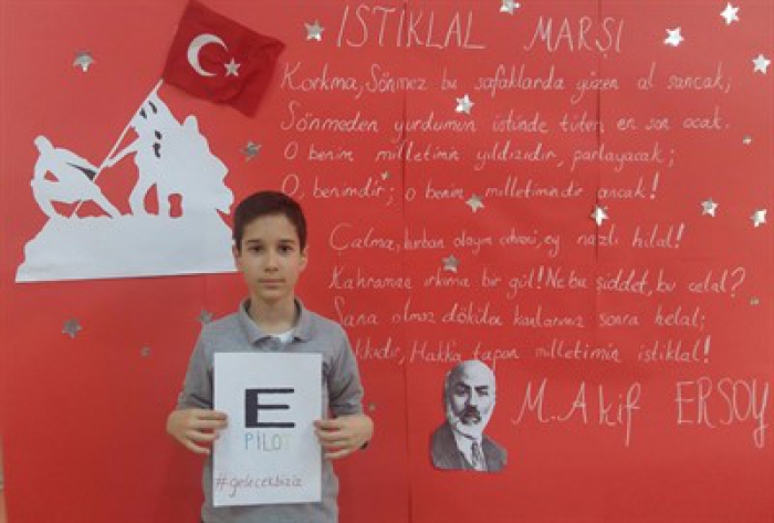 Türkiye’nin dört bir tarafından bin 463 çocuk İstiklal Marşı’nı oluşturdu