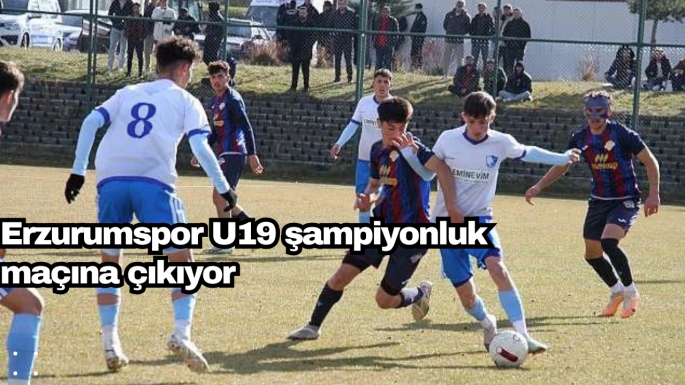 U19 şampiyonluk maçına çıkıyor