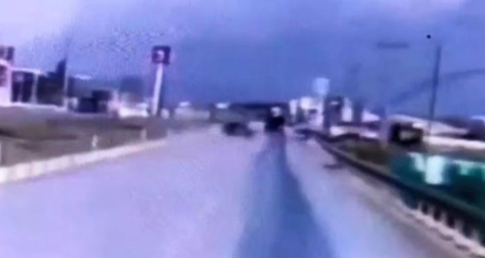 Üç komando askerin şehit olduğu kaza, güvenlik kamerasında