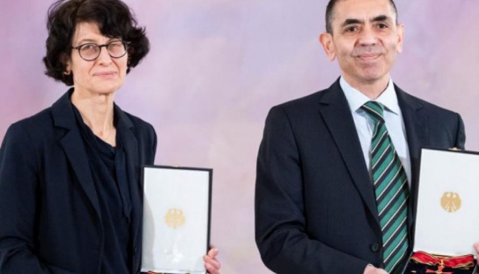 Uğur Şahin ve Özlem Türeci Almanya’nın en prestijli bilim ödülüne layık görüldü