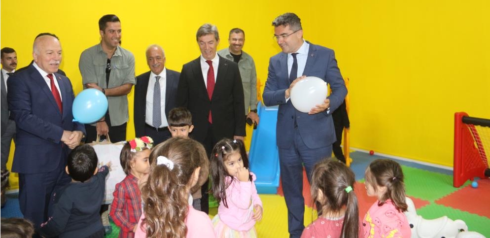  Erzurum Emniyet Müdürlüğü bahçesinde anaokulu açıldı