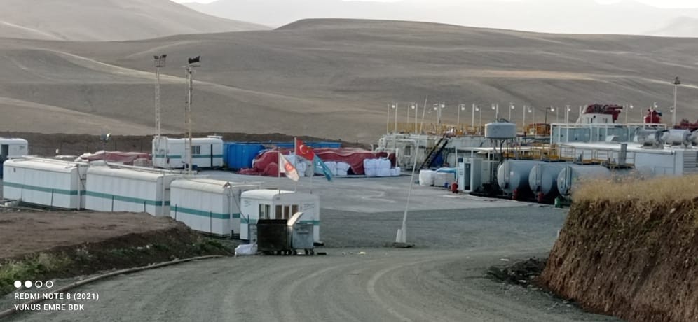 Erzurum Tekman’da petrol aranıyor