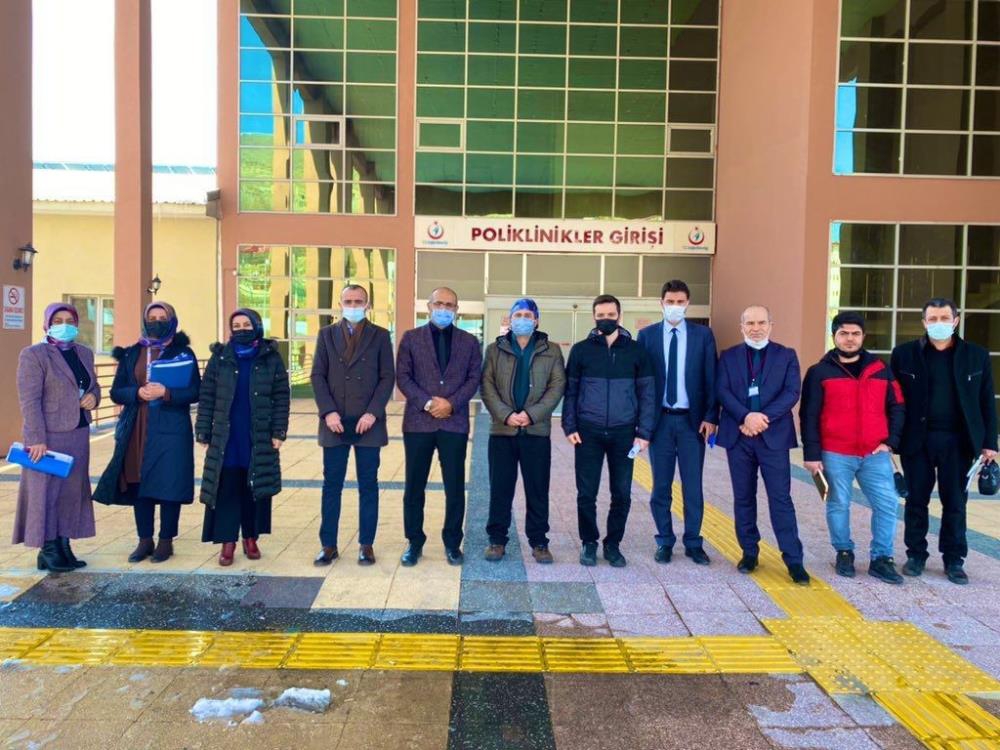 Pasinler İbrahim Hakkı Devlet Hastanesi çalışmalarına hız kesmeden devam ediyor